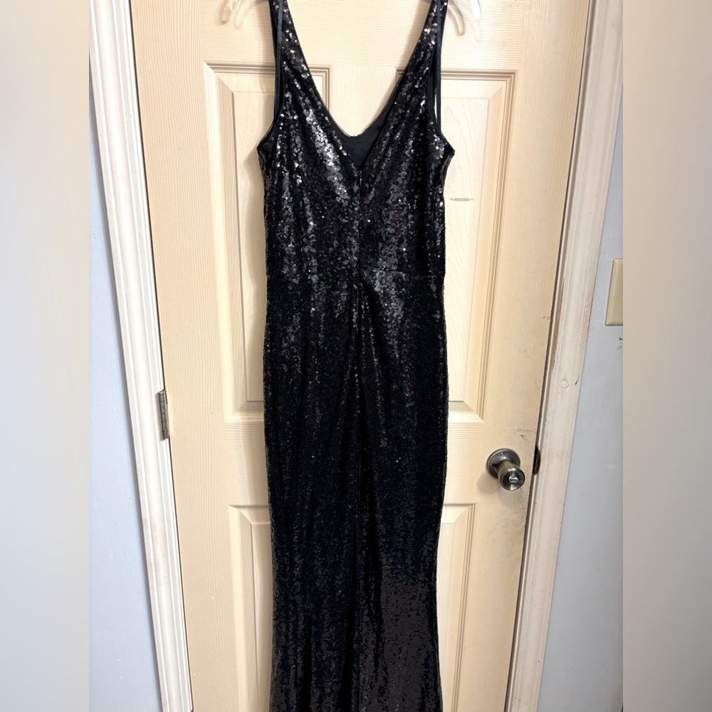 Black maxi dress